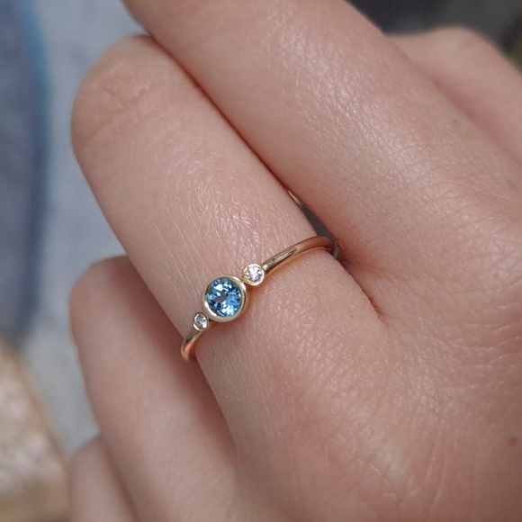 14K gold Meira T ring - Picture 12 of 15